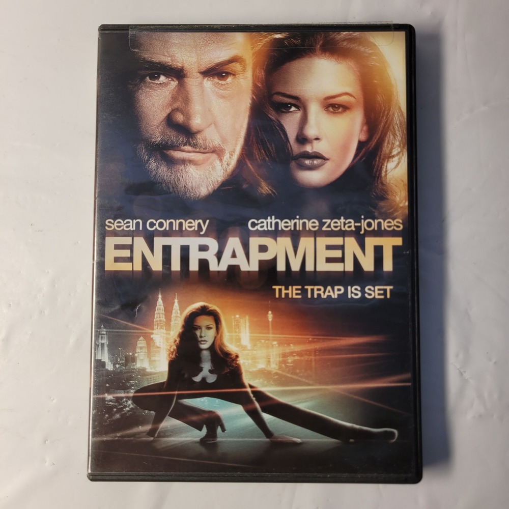 Entrapment DVD Movie Sean Connery Catherine Zeta-Jones Heist Action Thrille 1999